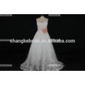 A-line Cap Sleeve Beading Suzhou Perfect Cinderella Wedding Dress Made In China
